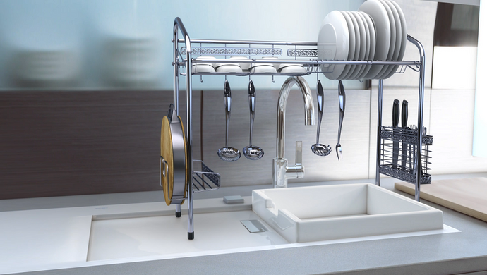 Animation video of our over the sink dish rack!