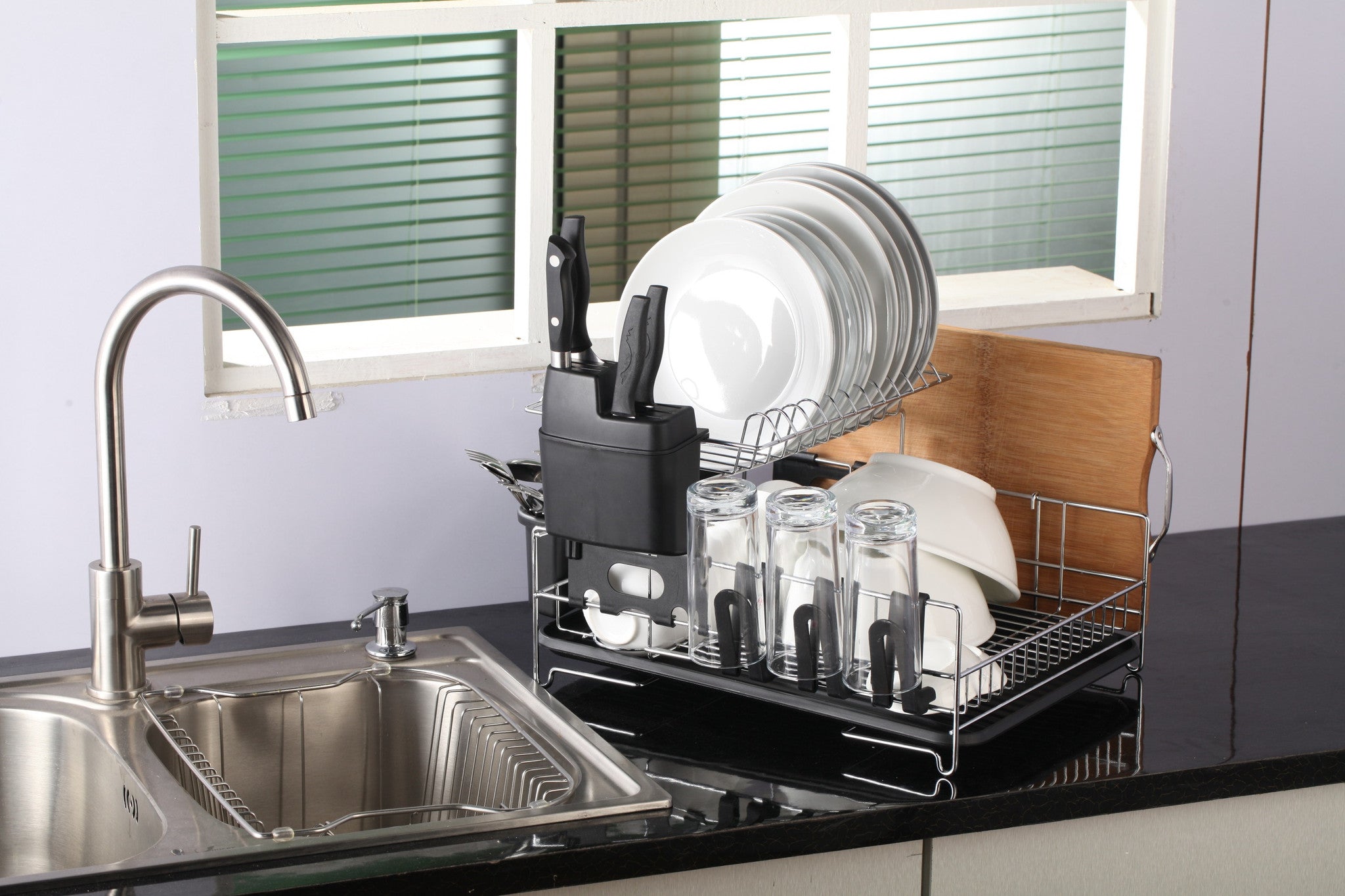 PremiumRacks Professional Dish Rack - 304 Stainless Steel- Fully Custo
