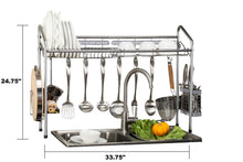 PremiumRacks Professional Over The Sink Dish Rack - Fully Customizable - Multipurpose